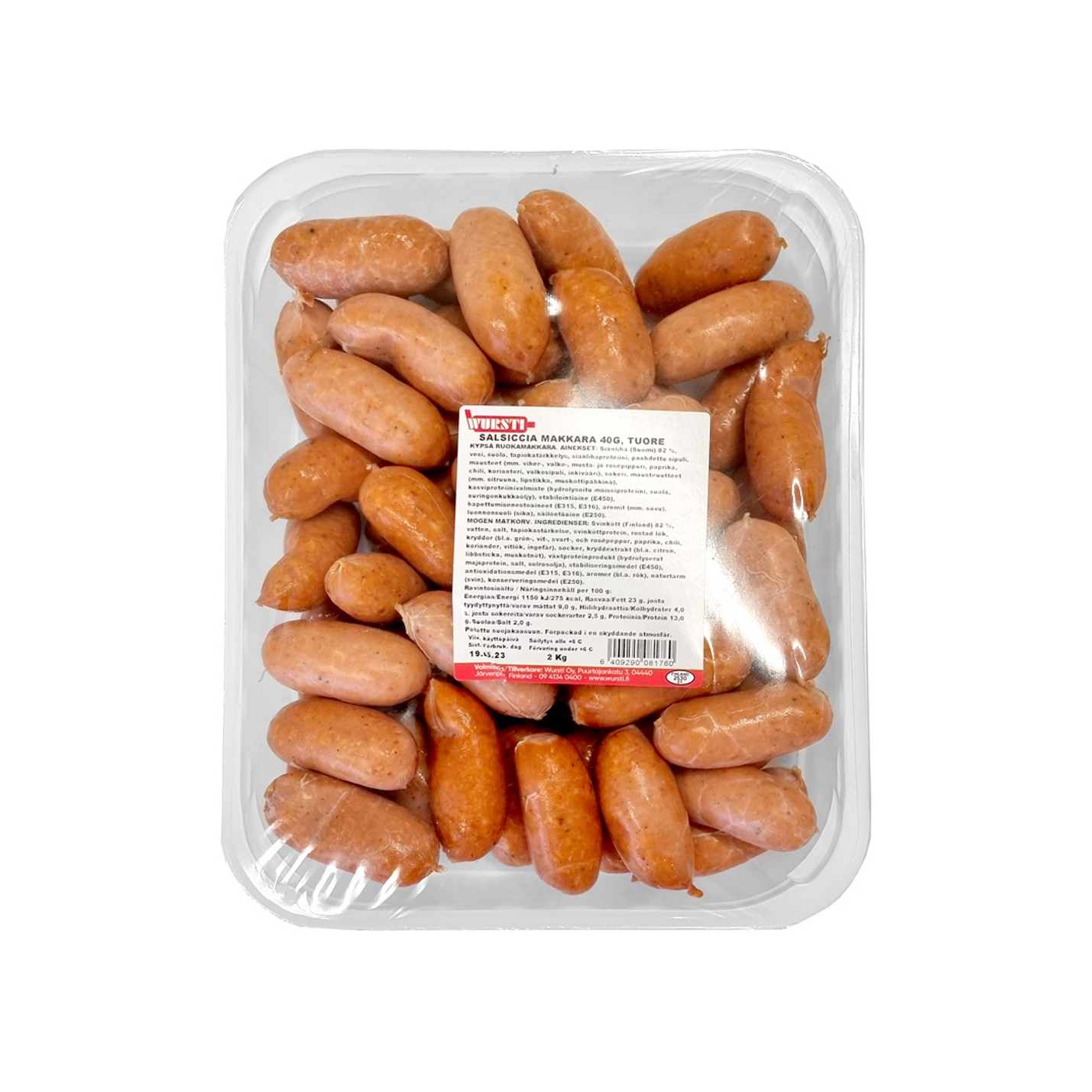 Salsiccia Makkara Wursti Lihajalosteet Leikkeleet Salsiccia Makkara Wursti Lihajalosteet Leikkeleet